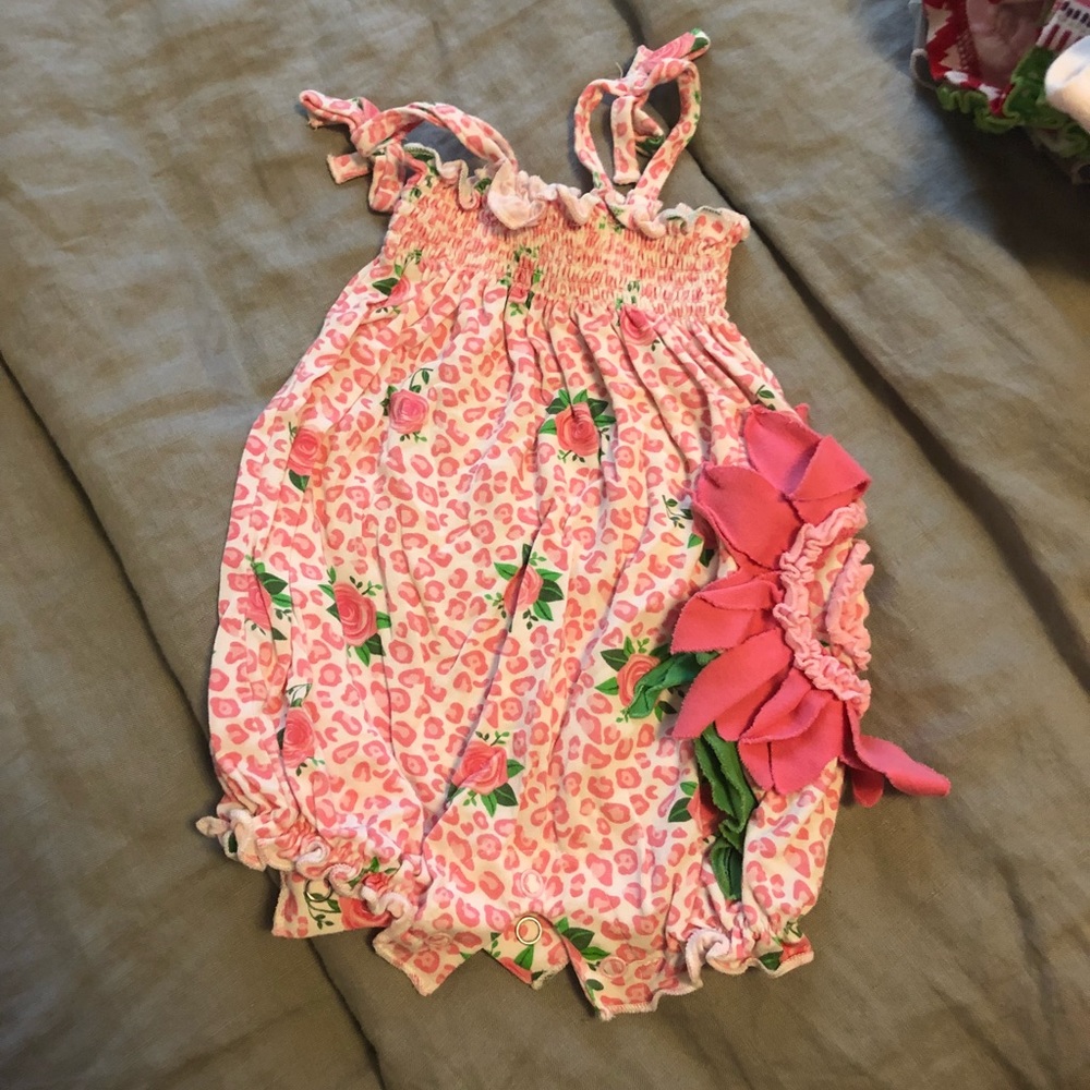 Mud pie bubble romper.